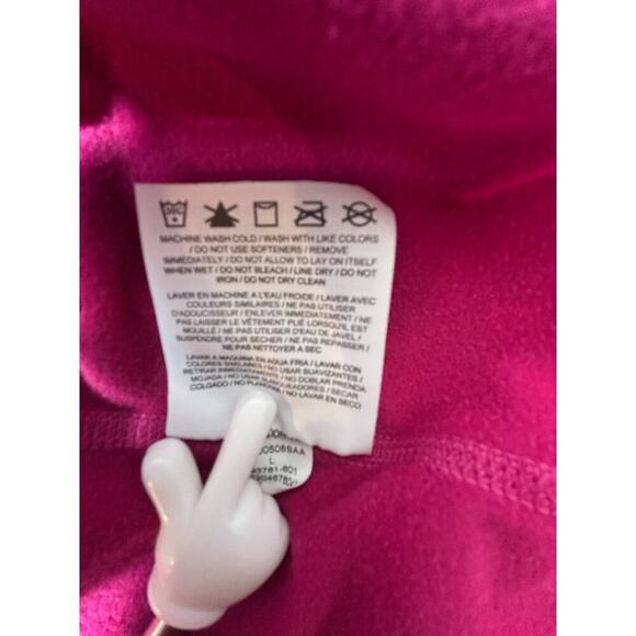 Nike Womens Pink Livestrong Dri-Fit Long-Sleeve Quarter-Zip Pullover Top, L - Picture 8 of 9